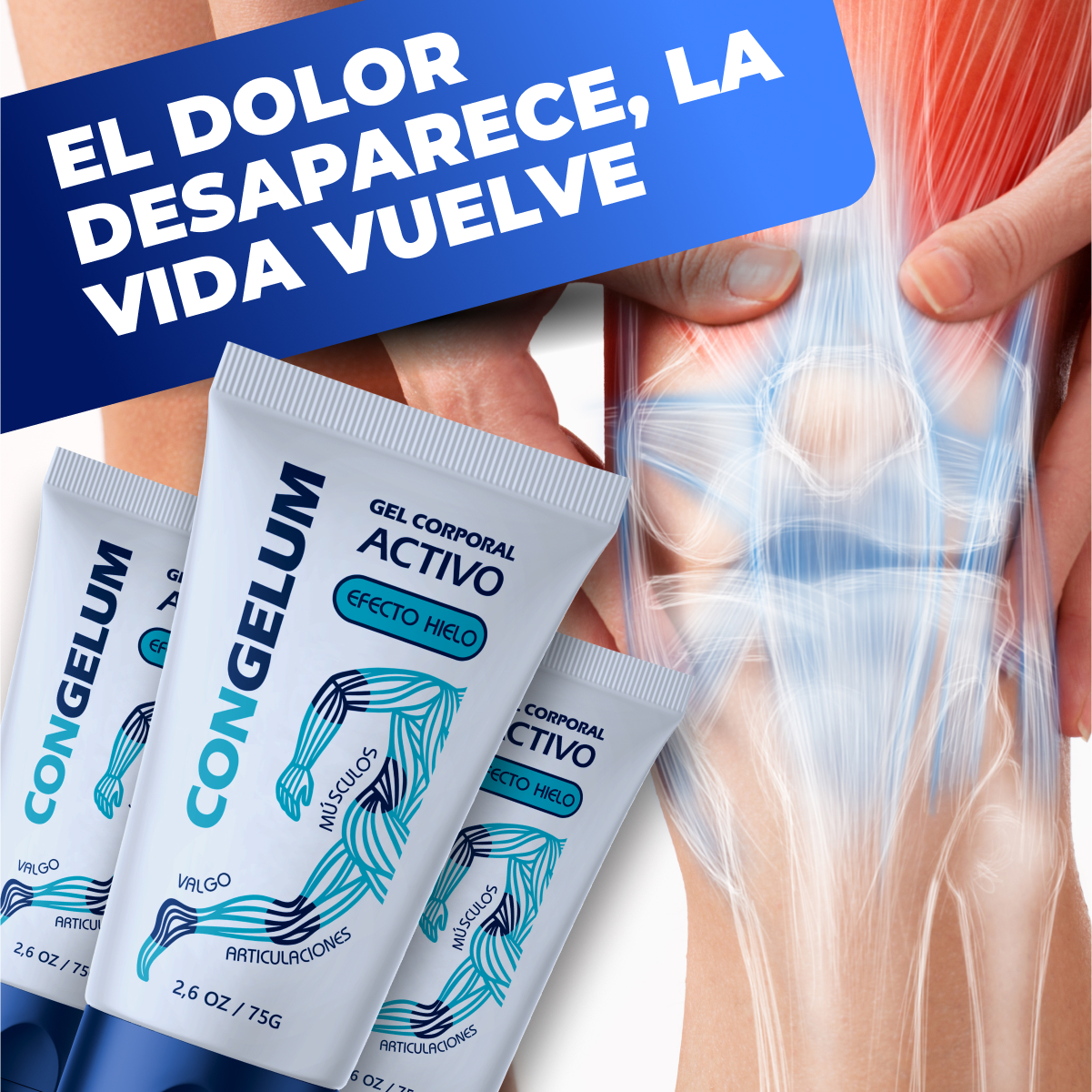 Congelum cooling gel – natural pain relief